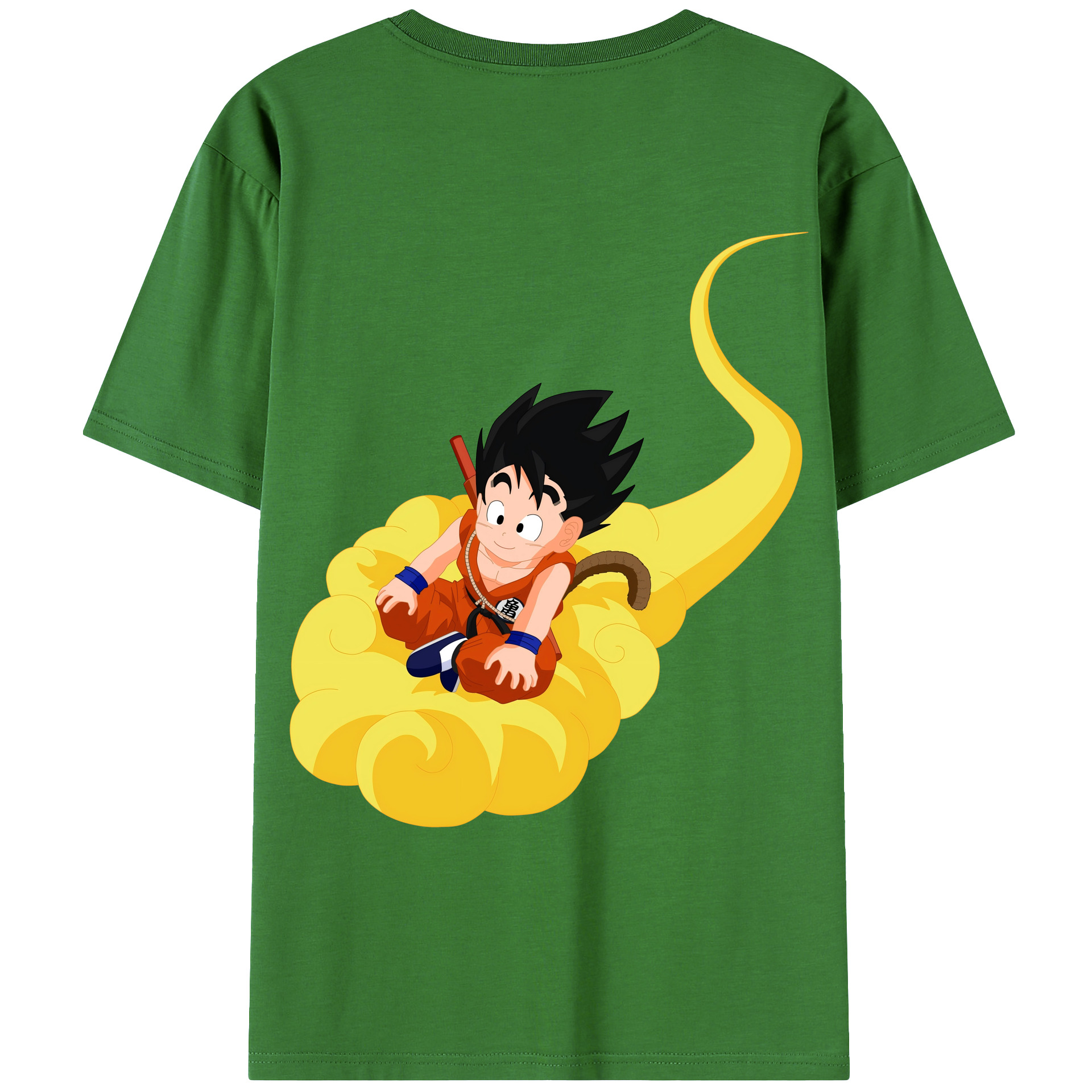（画像用） ドラゴンボール 孫悟空（そん ごくう）Son Goku カカロット DRAGON BALL Kakarotto レディース半袖Tシャツ(バックプリント)